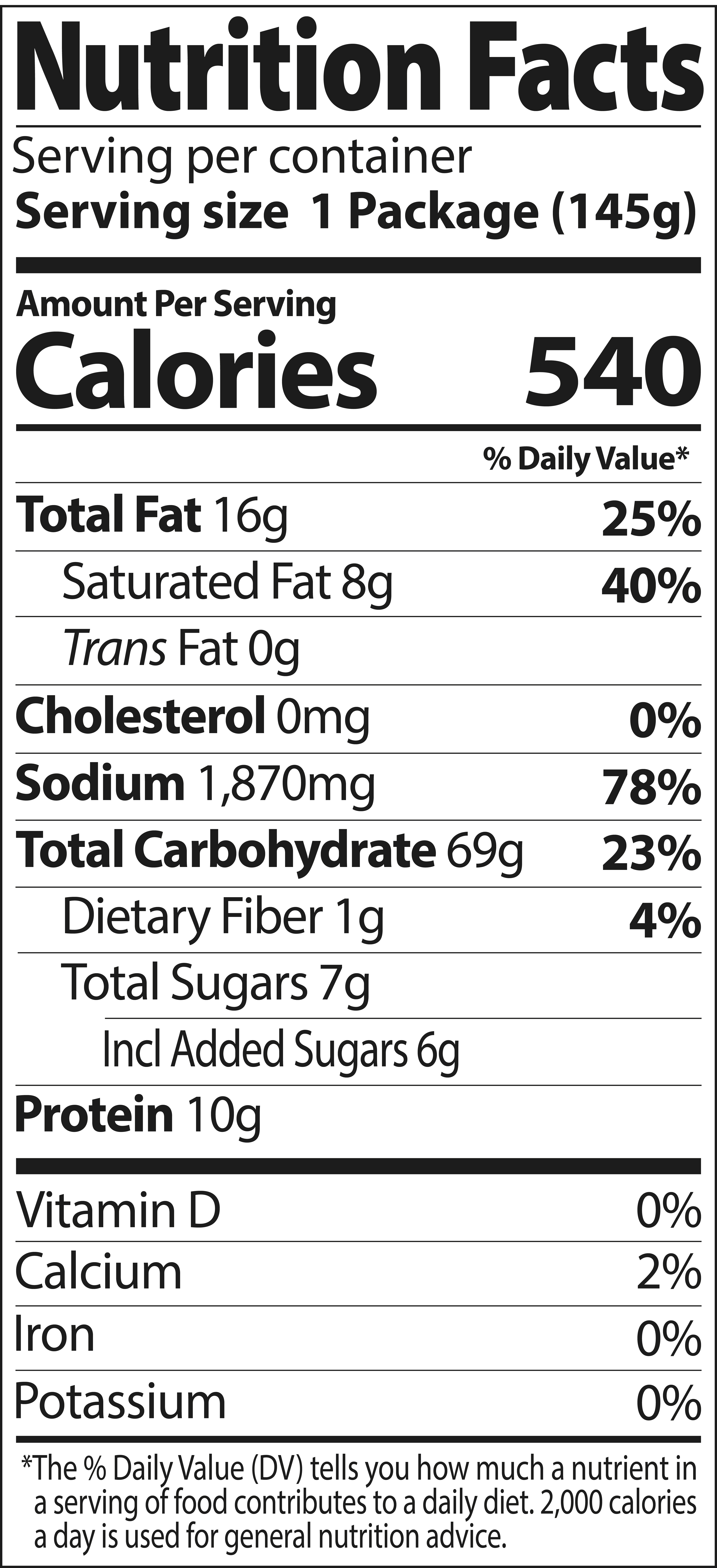 Nutrition Facts